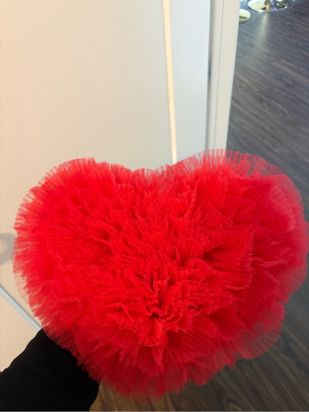 Selezza London Heart Tulle Clutch